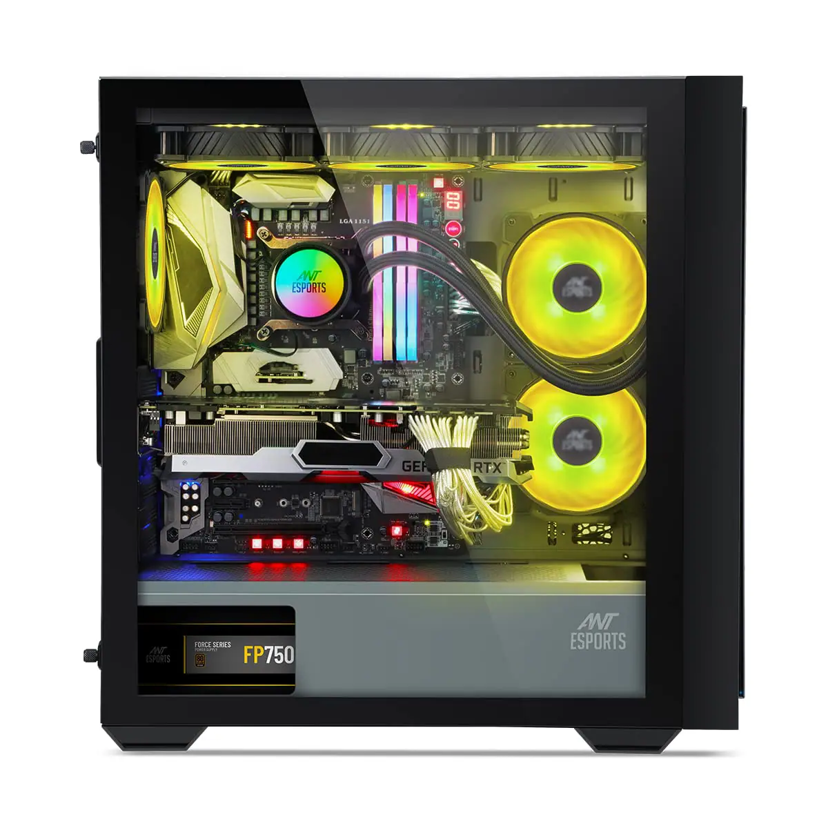 Ant Esports Gaming Cabinet 690 Air Black view 2